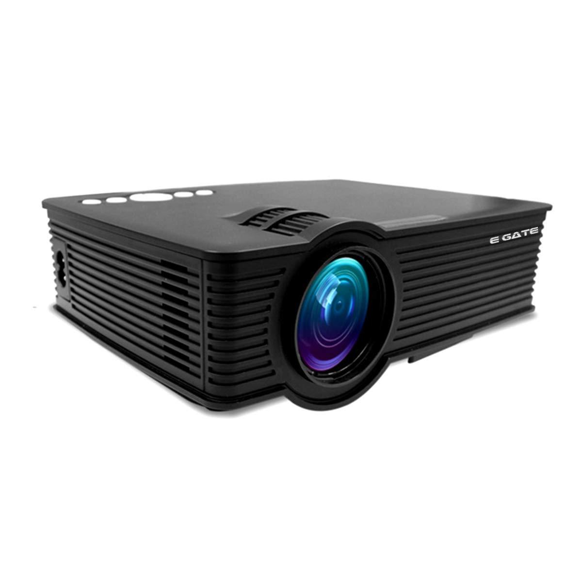 EGate i9 Pro ( 2 Year Warranty) I Full HD 1080p Modulated at 720p Base | 2100L (180 ANSI) with 120 " ( 3.04 m Display) I LED Projector | VGA, AV, HDMI, USB, SD |(EGi9 /Classic) (Black)
