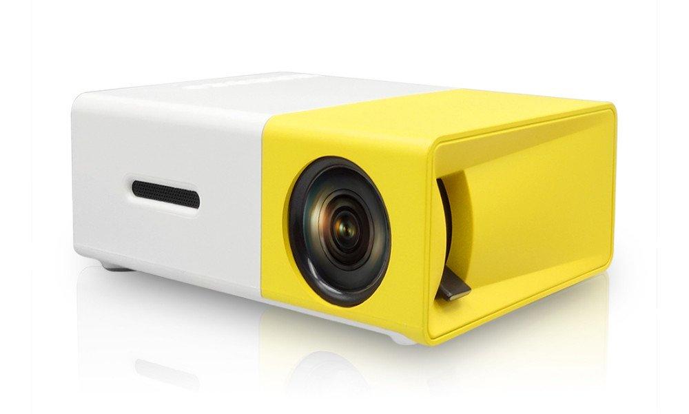 SEC YG-300 Mini Portable (600 Lumens Video 1080P)High Resolution LED Projector