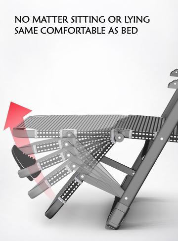PORTABLE FOLDING LEISURE LAZY CHAIR
