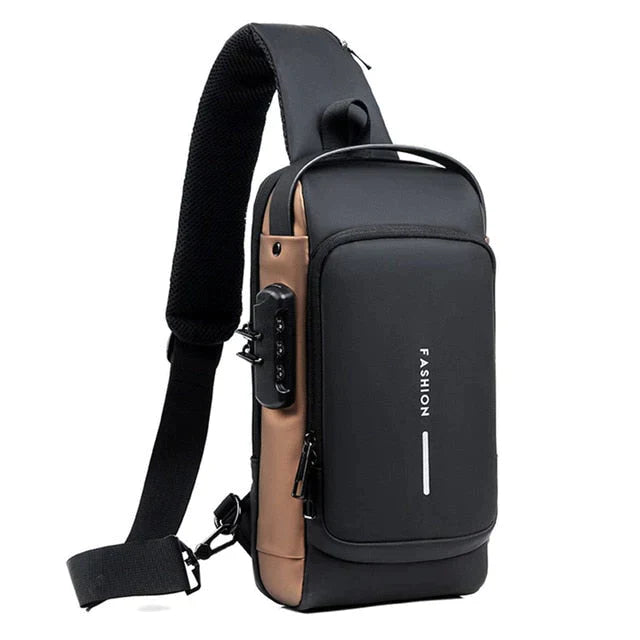 Anti-theft Sport Sling Bag with Password Lock