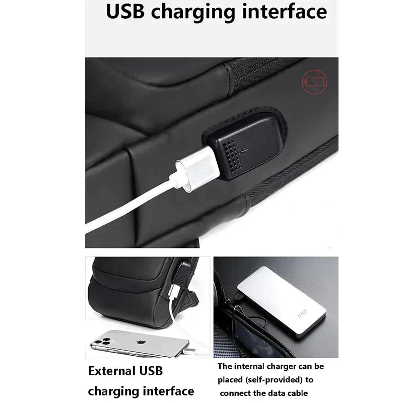 Anti-theft Sport Sling Bag with Password Lock