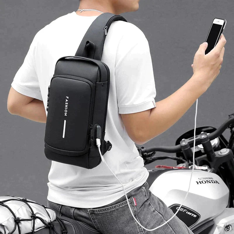 Anti-theft Sport Sling Bag with Password Lock