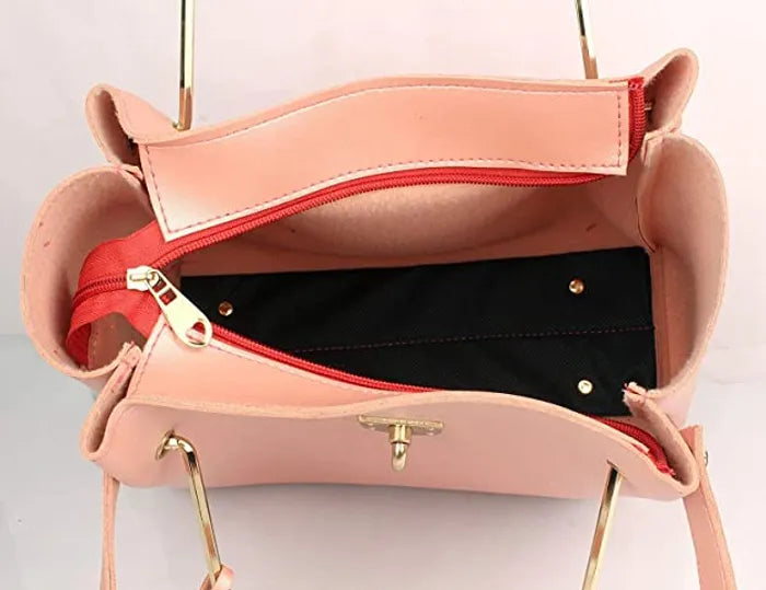 Women's Handbag (Set Of 4) 4L-Bib-Bpink